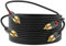 J&D 2 RCA M/M Audio Estéreo Cable, Cable de Audio RCA de 20 FT con Conector de Oro y Cubierta de Cobre 2RCA Macho a 2RCA Macho para Teatro en Casa, HDTV, Amplificadores, Altavoces, 6 Metro