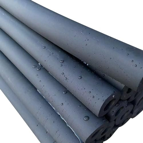 16 25 50 63 mm Klimaanlagenrohr Isolierschaumrohr,Mehrzweck Softschaumrohr,Rohrisolierung,Für Heizung und Isolierung im Innen- und Außenbereich,Bewässerungskopf für Winter,Länge1.7/1.8m ( Größe : 63mm