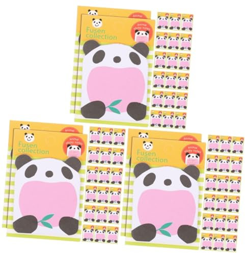 Operitacx 60 Stk Tierische Haftnotizen Haftnotizblöcke Tragbare Notizblöcke Notizblock Mit Tiermuster Kleber Nicht Pads Schreibblöcke Süße Haftnotizen Büro Papier Memorandum Klebstoff