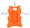 Baby-Badewannensitz-Stütznetz, Weiche Kopfstütze, Baby-Badewannenkissen, Netz, Rutschfestes Netz, Bequem, Mit Sicherheits-Stützecke Für Babys, Neugeborene(Orange)