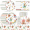 SWZY Fairy Tableware Set - 51 Pcs Kids Theme Birthday Party Decorations Includes - Paper Plates, Napkins, Cups, Tablecloth