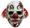 La Llareta Horror Clown Maske - Gruselige Latexmaske für Halloween, Grusel Kostüm Vollmaske für Erwachsene und Jugendliche