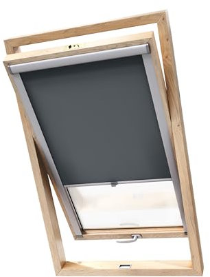 Stylo Tenda Oscurante Per Finestre Da Tetto – Per Finestre FAKRO - 100% Oscuramento - Alluminio Per Finestre FAKRO – Isolamento Termico – Protezione Solare - Grafite FAKRO 78/98