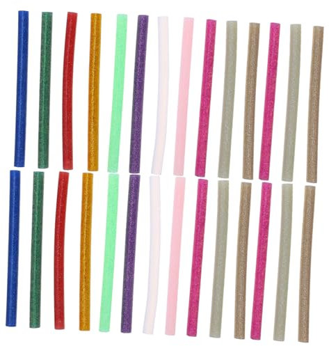 Operitacx Elevate Your Projects 120 Pezzi di Stick di Colla a Caldo Glitterati Adesivi Hot Melt Versatili per Sigillare Decorare
