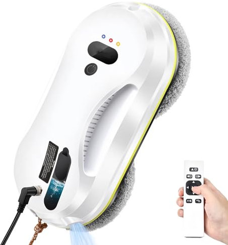 BTAISYDE Household Window Automatic Water Spray Cleaning Robot Vacuum Cleaner Remote Control Electric Window Wiper Household Glass Wiper