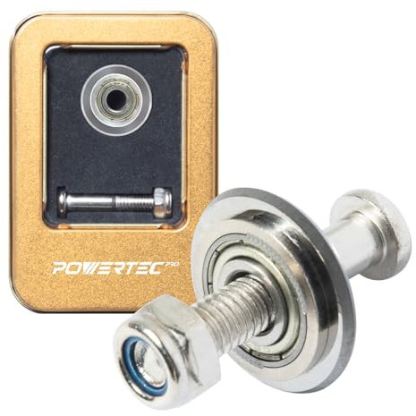 POWERTEC PRO Tungsten Carbide Scoring Wheel - 22mm Tile Cutting Wheel with Screw for Manual Tile Cutters, Porcelain, Ceramic & Glass Tile (72088)