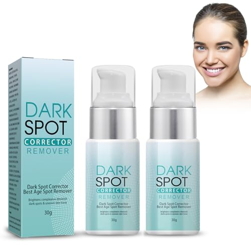 2 Stück Dark Spot Pigmentflecken Entferner Gesicht, Hautfleckenentferner-Creme Sommersprossen Entfernen Creme Aufhellende Creme Anti Pigmentflecken Gesicht, Dunkle Flecken Entferner Für Gesicht
