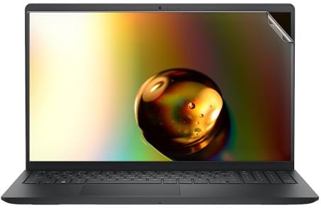 kwmobile Film Protection Compatible avec Dell Inspiron 15 3520 15.6 - Film de Protection d'écran Mat pour Ordinateur Portable en Plastique