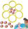 Duvcoywae Jouet De Ballon Flottant pour Piscine | Balles Flottantes de Jeu pour Adultes et - Ensemble De Jeu D'Extérieur avec Accessoires De Natation pour Vacances Amusantes