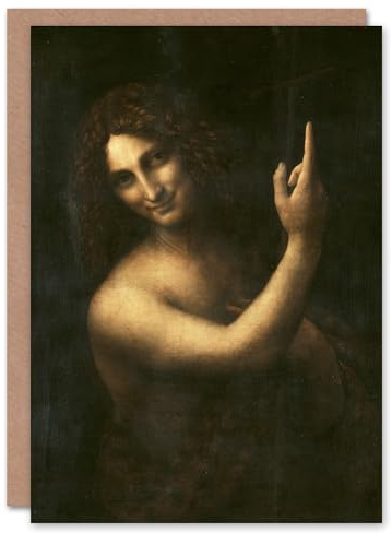 Artery8 Leonardo da Vinci Art Card Saint John the Baptist