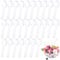 Lot de 500 mini cuillères à dessert en plastique transparent, parfaites pour gelée, pudding, yaourt, gâteaux et apéritifs (transparents)