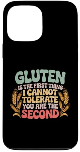 Gluten First kann Sie Nicht vertragen zweite Glutenunverträglichkeit Hülle für iPhone 13 Pro Max