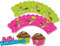 12 Cupcake Banderolen * BIBI BLOCKSBERG * für Muffins und Cupcakes // Hexe Party Kindergeburtstag Geburtstag Kinder Mottoparty