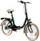AGON Klappfahrrad 20 Zoll Faltrad Klapprad Fahrrad Cruiser 20 StVZO Beleuchtung (grün)