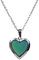 Sharplace Stimmungskette Temperatur Stimmung Farbwechsel Halskette, Kette Damen Edelstahl mit Herzanhänger Halskette Geschenk für Frauen Mädchen