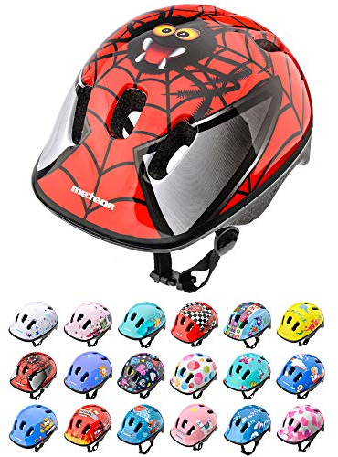 meteor Casco Bici Ideale per Bambini - Caschi Perfetto per Downhill Enduro Ciclismo MTB Scooter - Helmet per Tutte Le Forme di Attività in Bicicletta Helmo