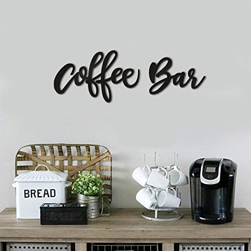 Coffee Bar Wall Sign Coffee Station Wood Letters Sign Coffee Wood Word Art Farmhouse Kitchen Wall Decoration