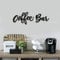 Coffee Bar Wall Sign Coffee Station Wood Letters Sign Coffee Wood Word Art Farmhouse Kitchen Wall Decoration