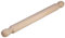 Glow Deluxe Profiled Rolling Pin – Professional Grade 40cmx3cm Classic Natural Beechwood Easy to Move & Roll Pastry Bread Dough Cookie Biscuit Roti Nan – Sturdy Durable Kitchen Chef Baking