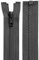 1 Reißverschluss Kunststoff-Profil 5mm 35 cm teilbar, Autolock, Farbwahl, Farbe:grau