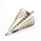 Stufenbohrer 6-60mm HSS Kegelbohrer Konusbohrer, Spiralflöte 12 Stufen Größe, Bohren für Eisenblech, Dämmplatten, PVC-Platten