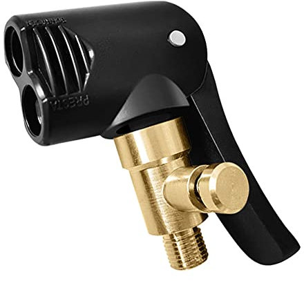 YAEOSNSI Dual Head Bike Track Pump Tyre Air Pump Valve Adapter Bike Pump Accessories Multi-use Connector Head Pump Adapter for Bicycle Bike Replacement Accessories