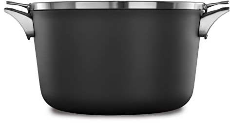 Calphalon® Premier™ Space-Saving Hard-Anodized Nonstick 12-Quart Stock Pot with Lid