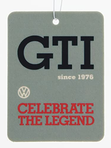 BRISA VW Collection - Volkswagen Luft-Erfrischer-Duft-Spender fürs Auto im VW GTI Motiv Einzelpack (GTI The Legend/Energy/Grau)