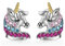 VICKWOOD Ohrstecker Echt 925 Sterling Silber Schmetterling Ohrringe Einhorn Schmuck/Ohrringe Pink/Silber/Bunt/Gold mit Perlmutt Herz/Tropfen Motiv für Mädchen