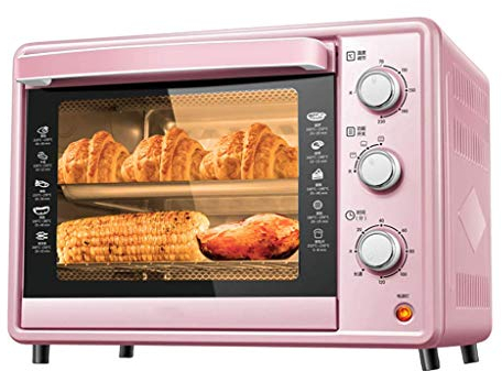 Mini forno da 30 l, temperatura regolabile 0-230 ℃ e 120 minuti, a quattro strati, forno elettrico automatico multifunzione per la cottura di torte e pane con accessori