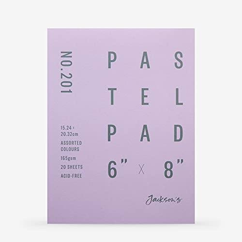 Jackson's Pastel Paper Pad 45% Cotton 6x8in 165gsm for Soft Pastel Art