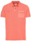 camel active Herren Piqué Poloshirt aus zertifiziertem Organic Cotton Rot-Orange, Menswear-M