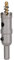 Vearter TCT Hole Saw, 21mm Carbide Bit with Pilot Drill, Cutter for Hard Metal, Stainless Steel, Mild Steel, Aluminium Alloy, Copper, Iron, Plastic and Fiberglass