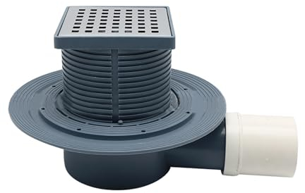 Quadratischer Duschabfluss Ersatz Für Badezimmer Bodenablauf WC Abflussfilter Duschabfluss Mit Durchfluss Quadratischer Duschabfluss Leicht Zu Reinigen Einfach Zu
