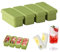 Plateau De Congélation Souper Cubes，Moules De Glaçons En Silicone Cube Congelage Conteneur Récipients à Soupe Pour La Congélation De La Soupe Pour Soupes, Sauces Et Stockage Alimentaire(Jaune)