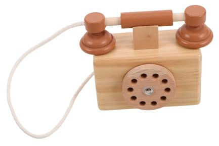 HEMOTON Vintage Telefon Kinder Vorgeben Telefon Spielhaus Spielzeug Miniatur Spielzeug Wählscheibe Telefon Retro Wählscheibe Telefon