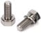 Baxnore Cycle Brake Cable Fixing Bolt, Antirust Ti Alloy Brake Cables Fixing Bolt Gasket Set, Wear Resistant Brake Cable Fixing Screw for Cycling Modified Accessory
