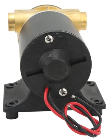RiToEasysports Pompe de cale à turbine - Pompe à eau de mer auto-amorçante pour bateaux - Durable et efficace - Idéale pour les puits d'appâts, le déchargement et le transport de grandes quantités