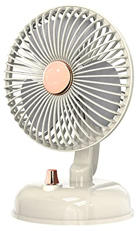 Watreketal Ventilateur oscillant de bureau à secouer pour la tête USB en continu, faible bruit, version portable pour la maison, ventilateur oscillant d'extérieur petit