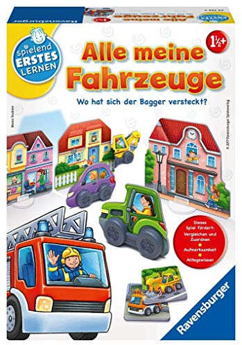 Alle meine Fahrzeuge: Wo hat sich der Bagger versteckt?