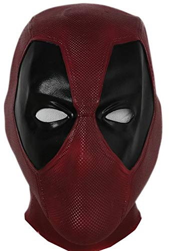 Xcoser Halloween Mask Latex Head Face Helmet Movie DP Cosplay Costume Replica for Adult Men Fancy Dress Clothing Merchandise