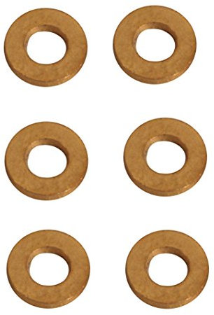 G.D.S F0136-330 6 Bagues pour Paumelle,laiton poli verni ,Ø 8mm