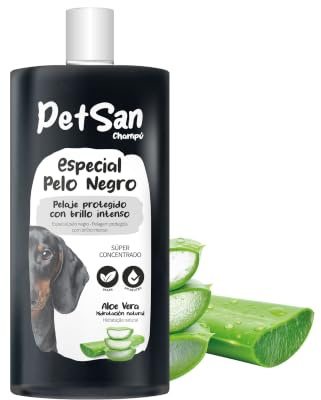 ICA chpm31 Shampoo per Cani, Speciale per Pelo Nero, con Aloe Vera