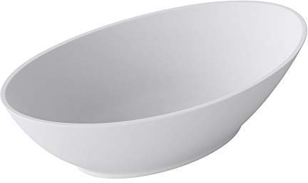 Sogood Lavabo vasque à poser blanc mat 62cm lave main Colossum807 62,5x34,5x17,5cm
