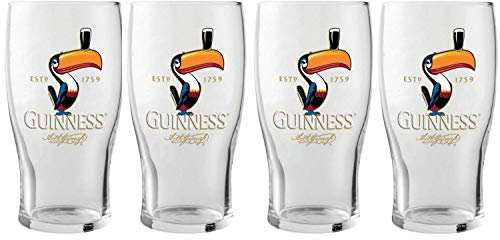 Guinness Official Toucan Beer Glass, Classic Memorabilia (600ml)