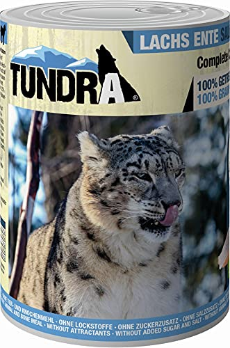 Tundra Katzenfutter Lachs & Ente, Nassfutter 6 x 400 g