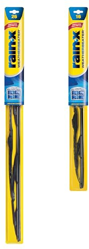 Rain-X 820147 WeatherBeater, 66 cm und 40,6 cm Scheibenwischerblätter, alle Jahreszeiten, OEM-Qualität, konventionell, fahrzeugspezifische Passform, 2 Stück