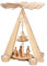 Rudolphs Schatzkiste Teelichtpyramide Natur (2 Stock) Christi Geburt,Natur BxHxT 27x38x22cm NEU Weihnachtspyramide Holzpyramide Tischpyramide