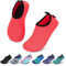 SAGUARO Mädchen Badeschuhe Kinder Aquaschuhe Jungen Schnell Trocknend Strandschuhe Atmungsaktiv Wasserschuhe Surf Yoga Neoprenschuhe,Rosa Gewellt,Gr.34/35 EU
