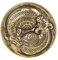 YGAKX Sonne und Mond Klatsch Doppelkühe drehen Universum Kupfer Ornamente antike Bronze Transfer Reine Kupfer Griffstücke Briefbeschwerer Tee Haustier Sammlung antik